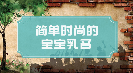 簡(jiǎn)單時(shí)尚的寶寶小名